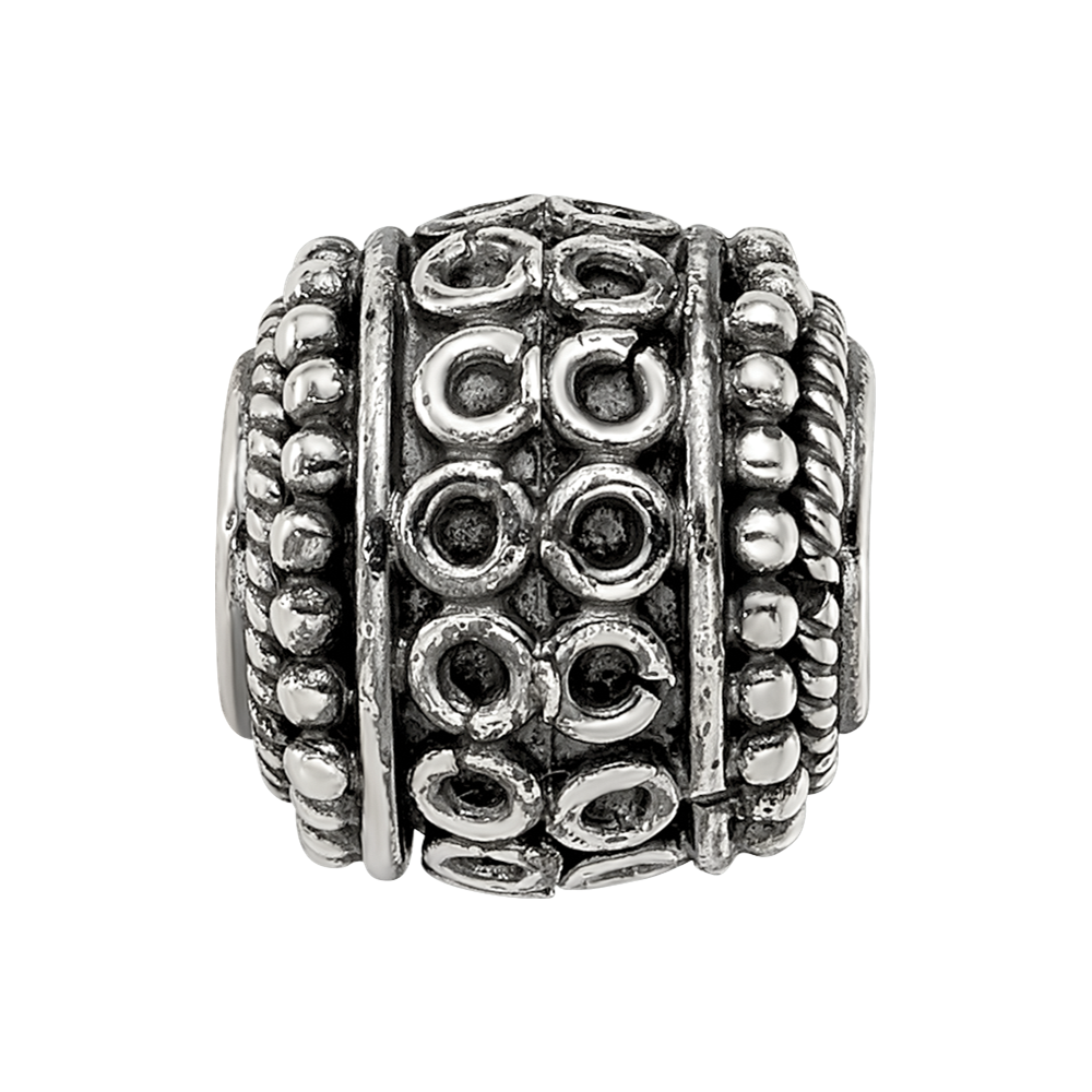 Sterling Silver Reflections Decorative Bali Bead