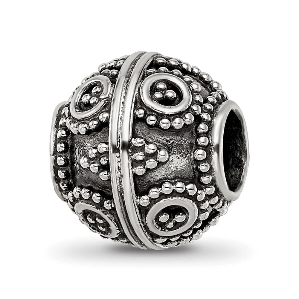 Sterling Silver Reflections Decorative Bali Bead
