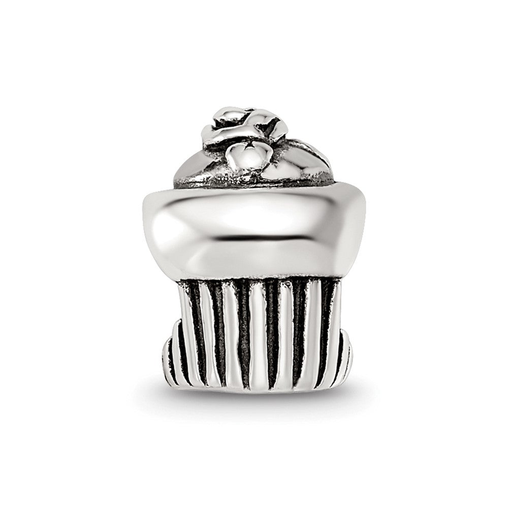 Sterling Silver Reflections Cupcake Bead