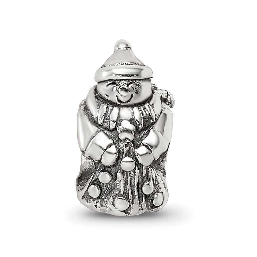 Sterling Silver Reflections Snowman Bead