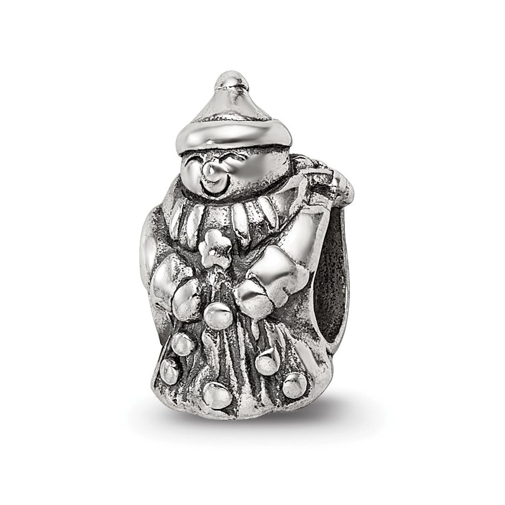 Sterling Silver Reflections Snowman Bead