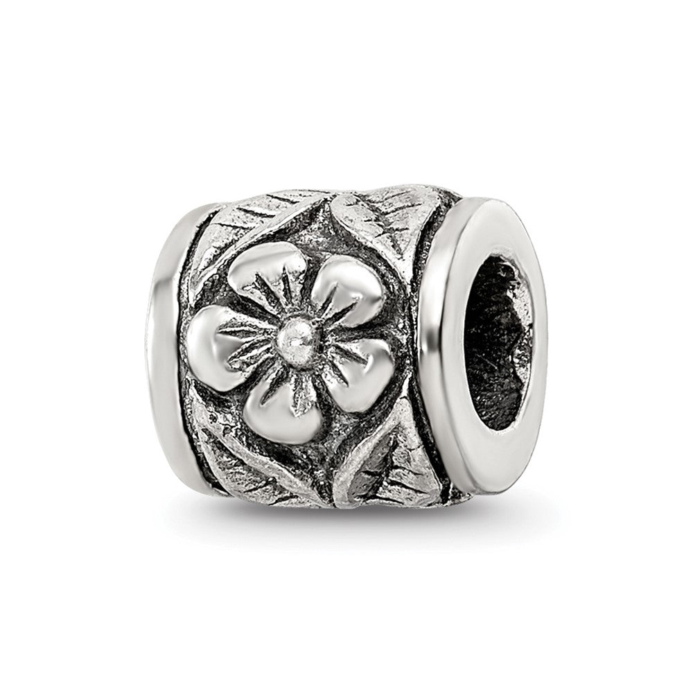 Sterling Silver Reflections Floral Bead