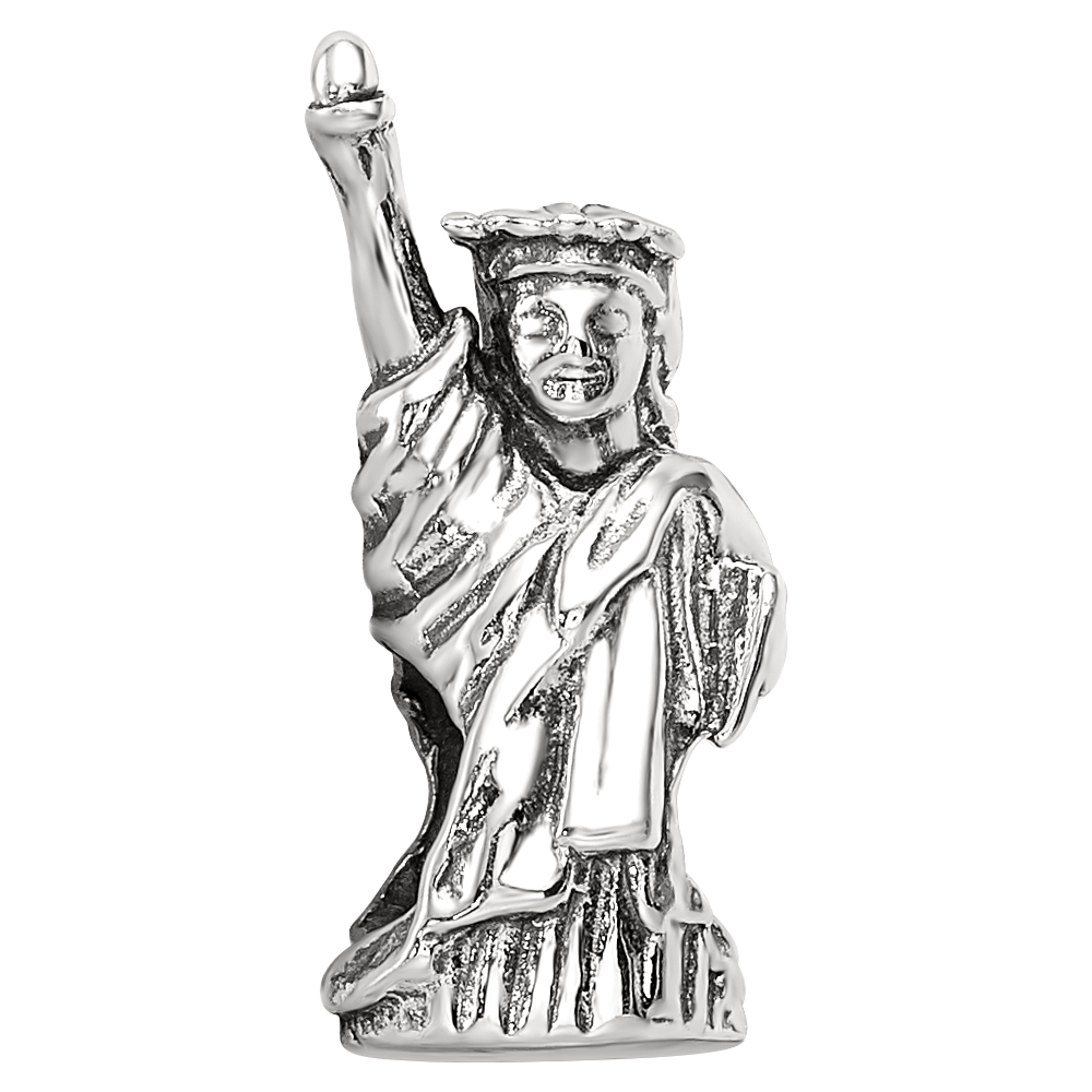 Sterling Silver Reflections Statue of Liberty Bead