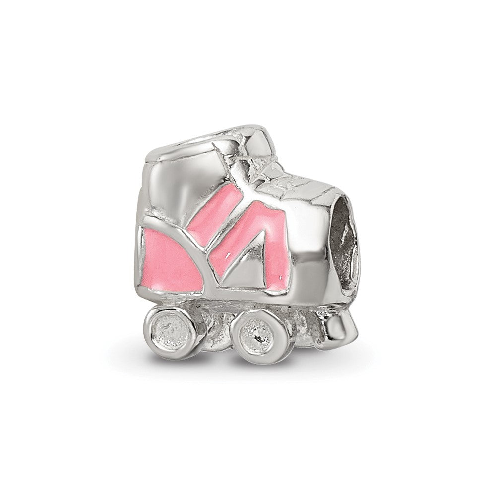 Sterling Silver Reflections Kids Enameled Rollerskate Bead