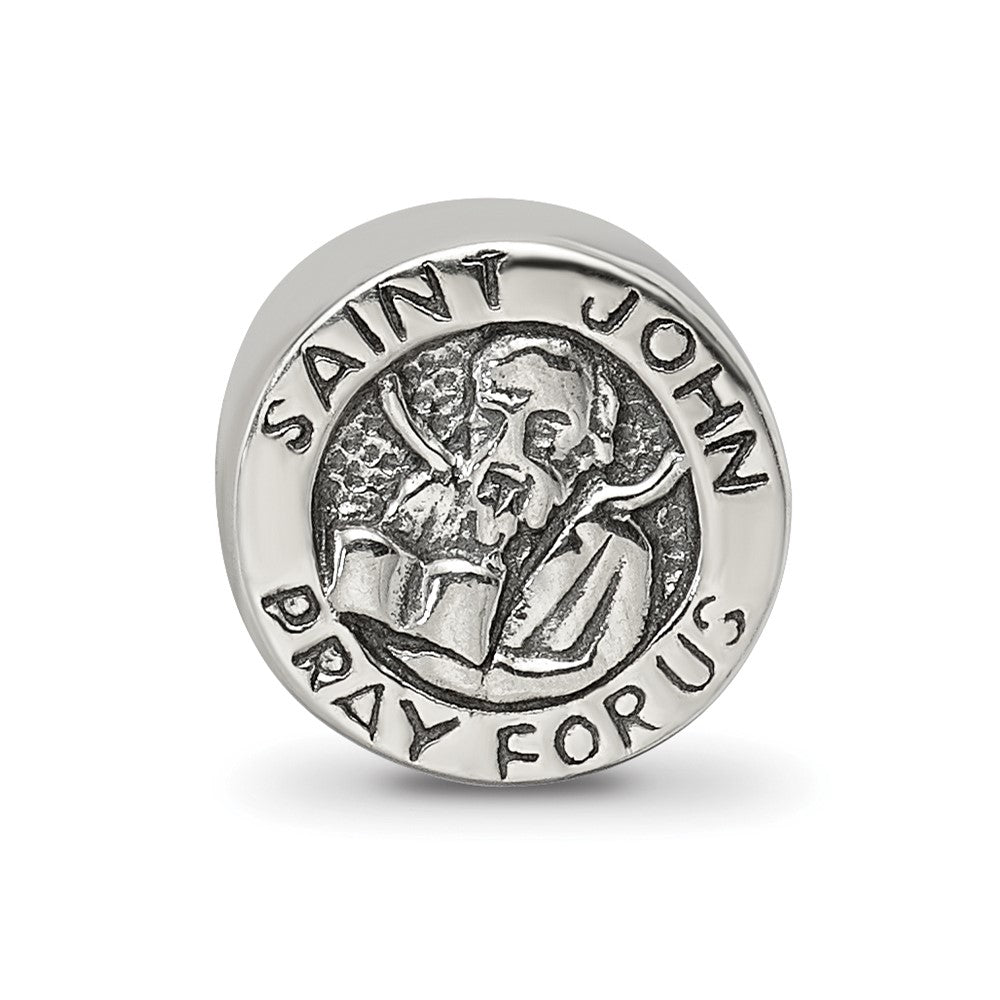 Sterling Silver Reflections Saint John Pray For Us Bead