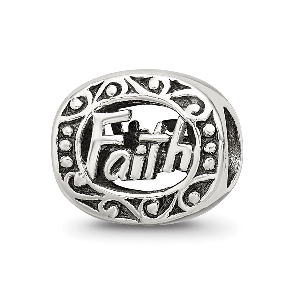 Sterling Silver Reflections Faith Bead