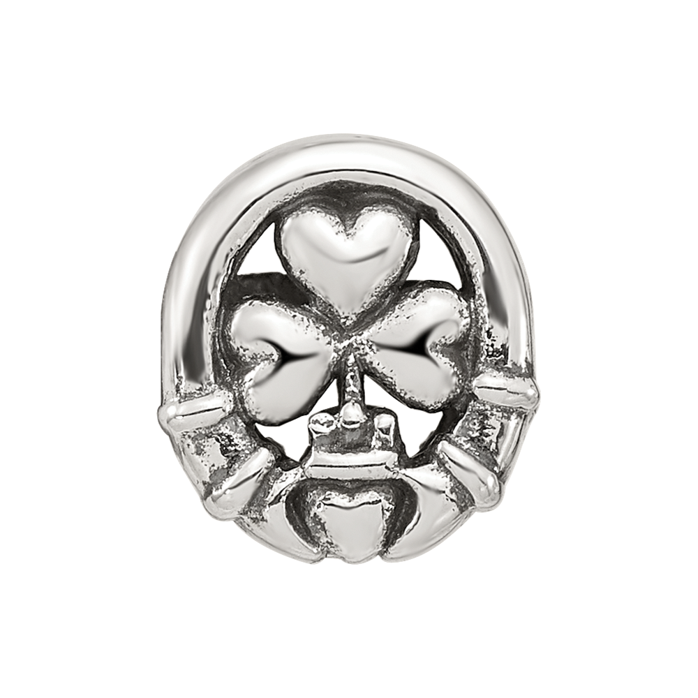 Sterling Silver Reflections Three Leaf Clover Bead