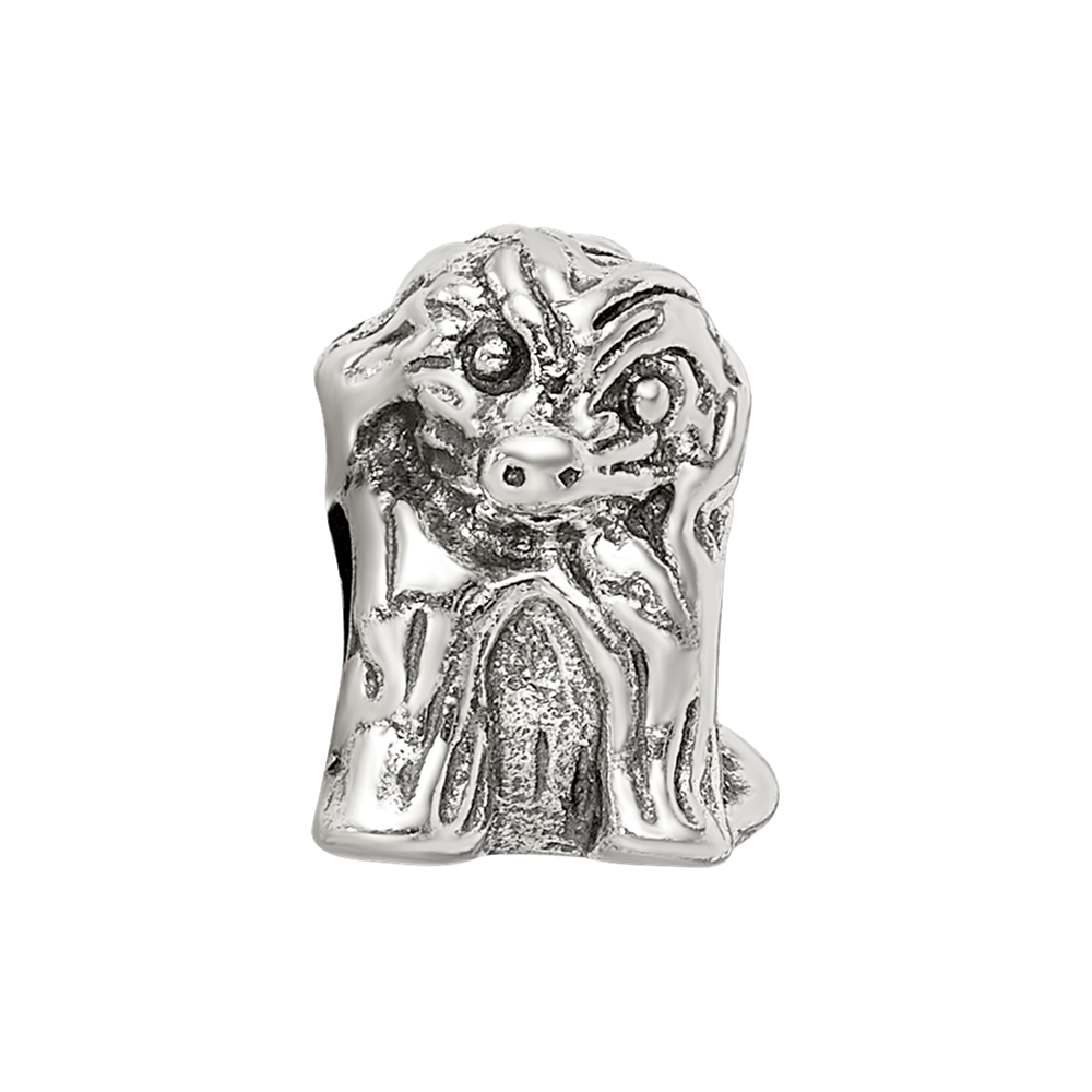 Sterling Silver Reflections Sitting Puppy Bead