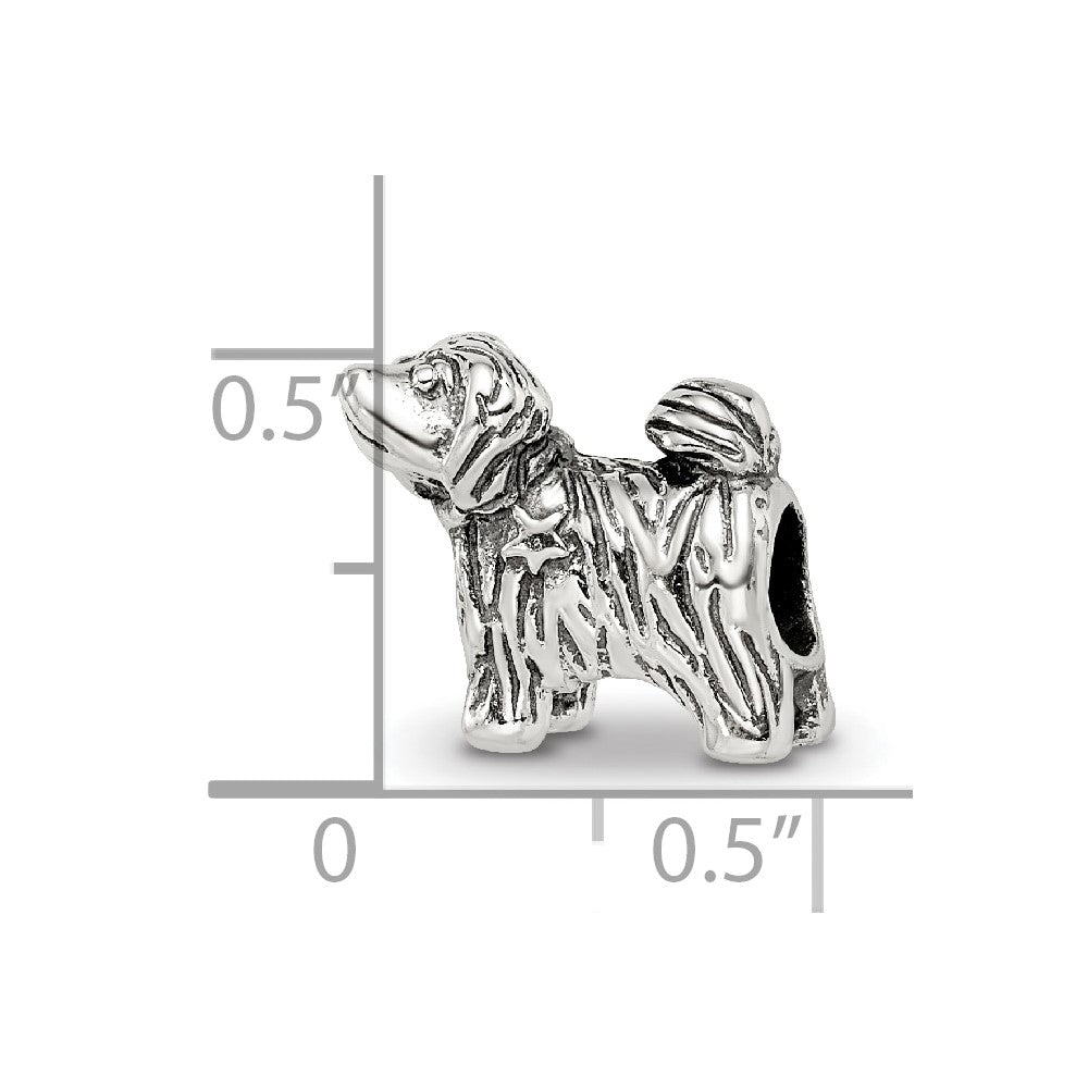 Sterling Silver Reflections Puppy Bead