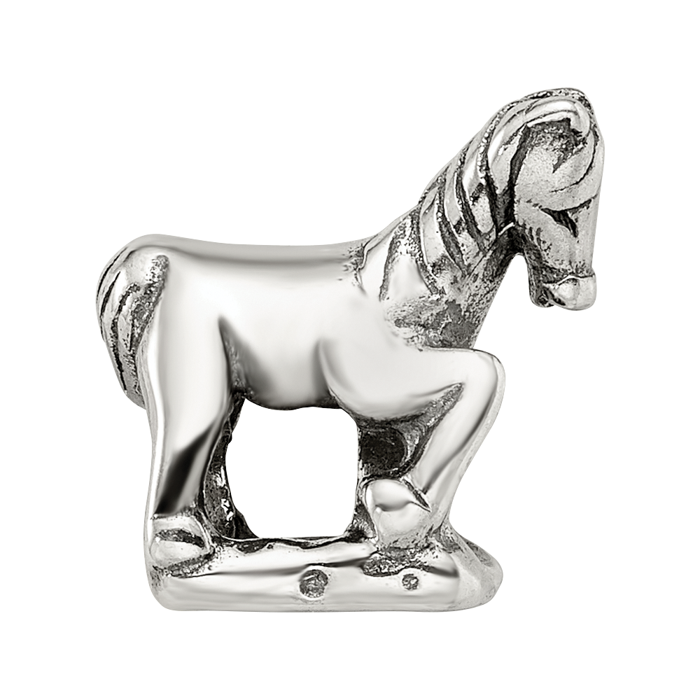 Sterling Silver Reflections Horse Bead