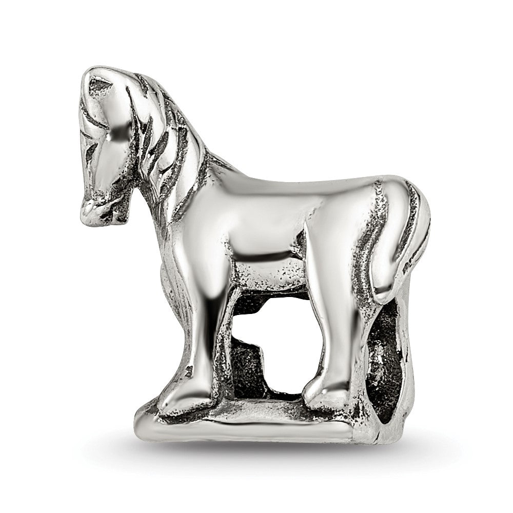 Sterling Silver Reflections Horse Bead