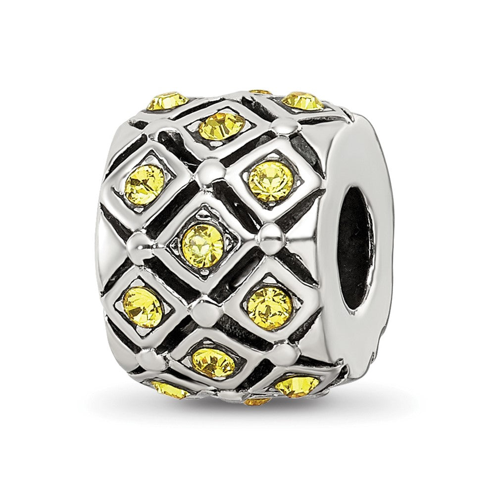 Sterling Silver Reflections November Preciosa Crystal Bead