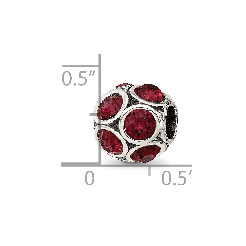 Sterling Silver Reflections June Preciosa Crystal Bead