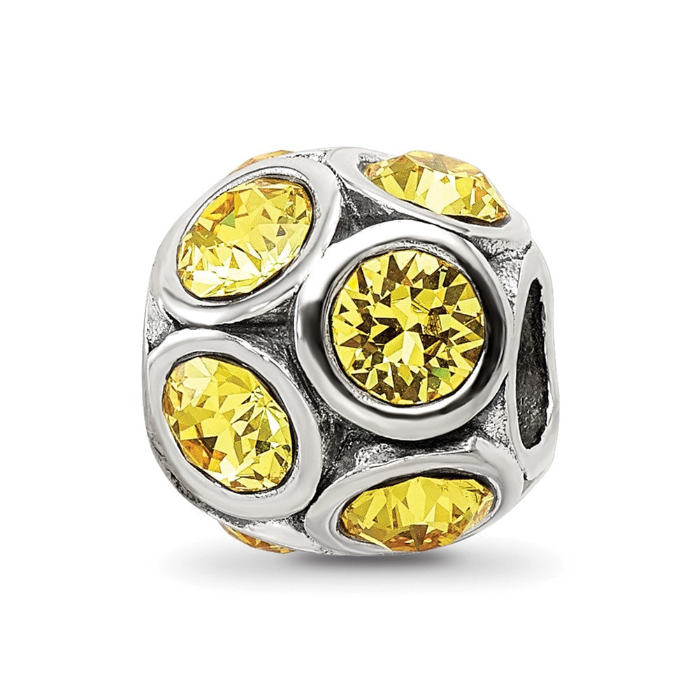 Sterling Silver Reflections November Preciosa Crystal Bead