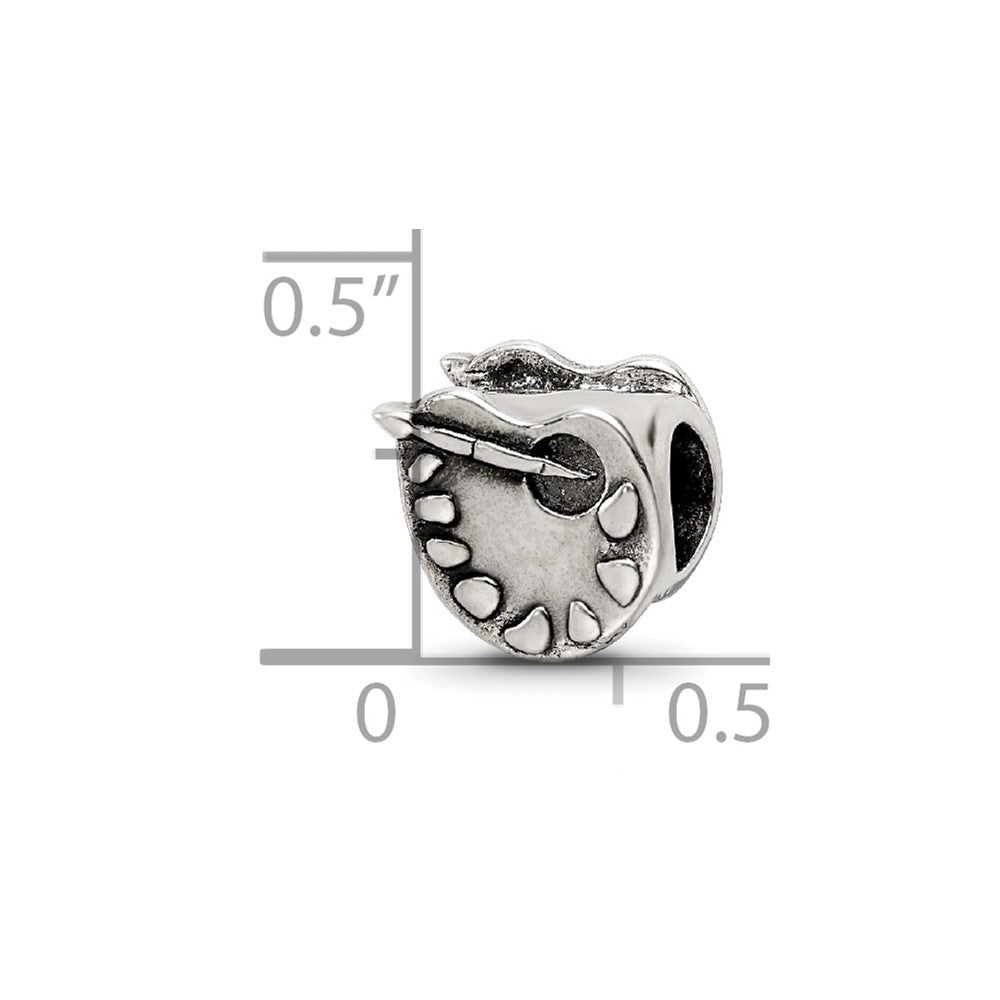 Sterling Silver Reflections Artists Palette Bead