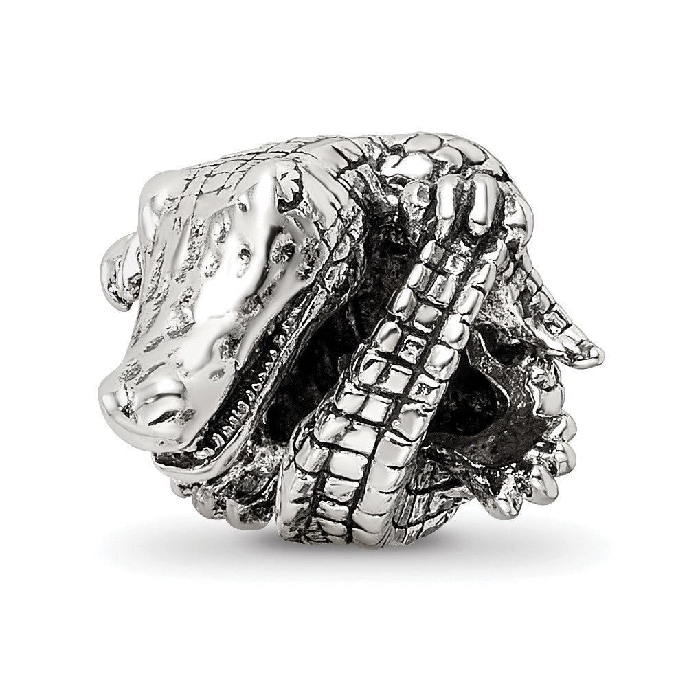 Sterling Silver Reflections Alligator Bead