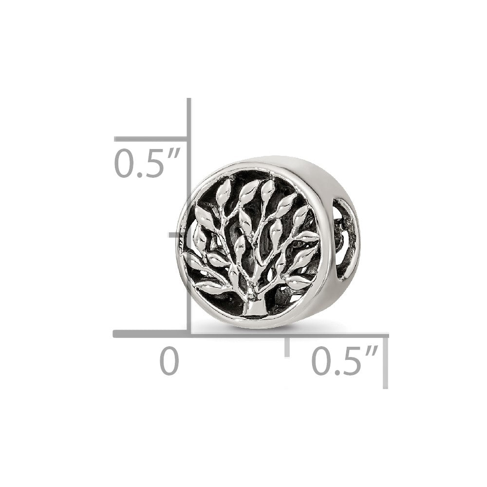 Sterling Silver Reflections Tree Bead