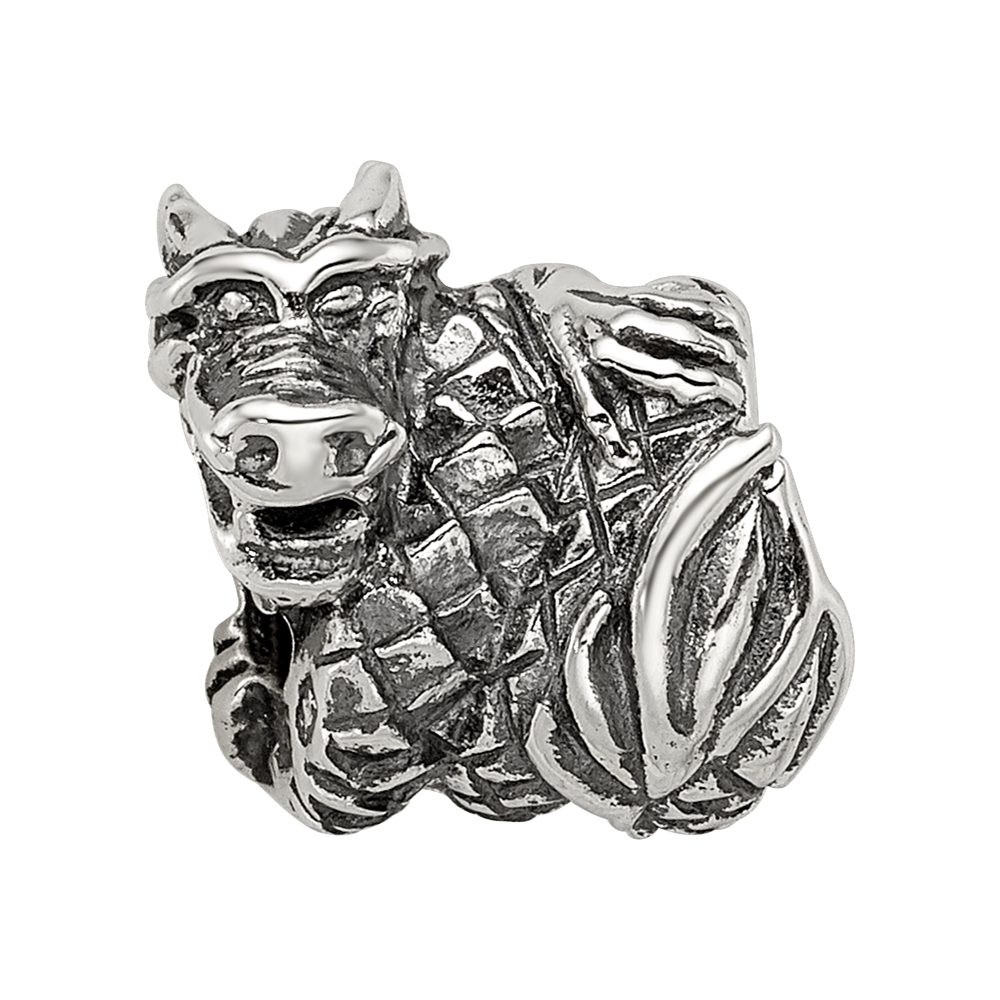 Sterling Silver Reflections Dragon Bead