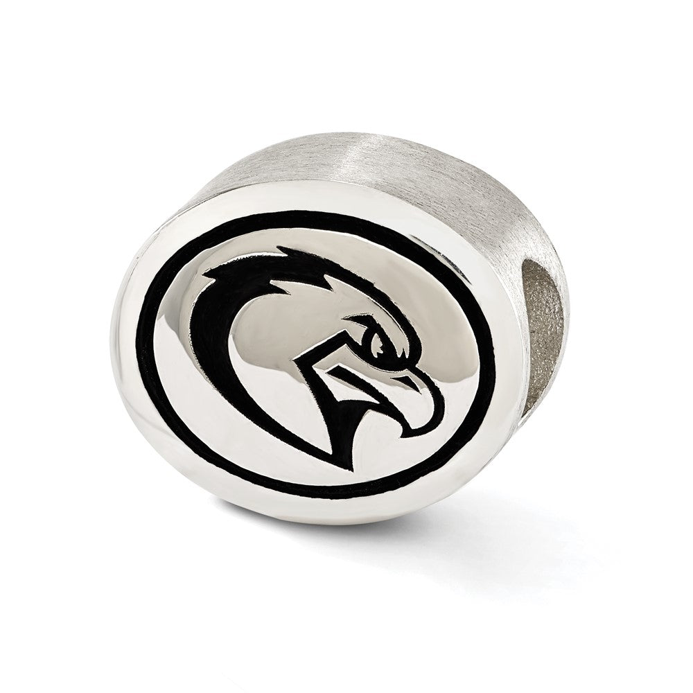 Sterling Silver Antiqued Marquette University Collegiate Bead