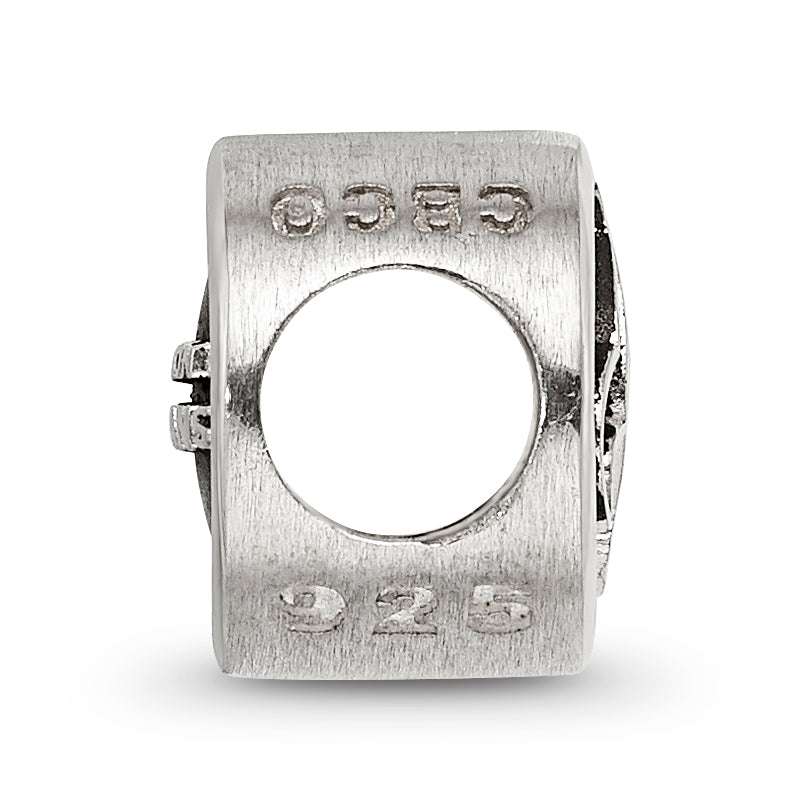 Sterling Silver LogoArt Enameled Houston Texans NFL Bead Size: 10MM X 11MM