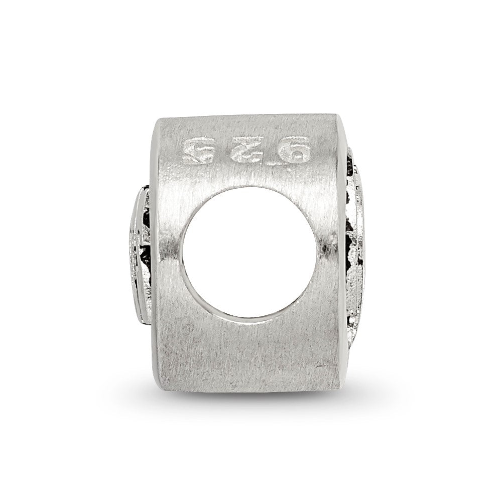 Sterling Silver LogoArt Enameled Indianapolis Colts NFL Bead