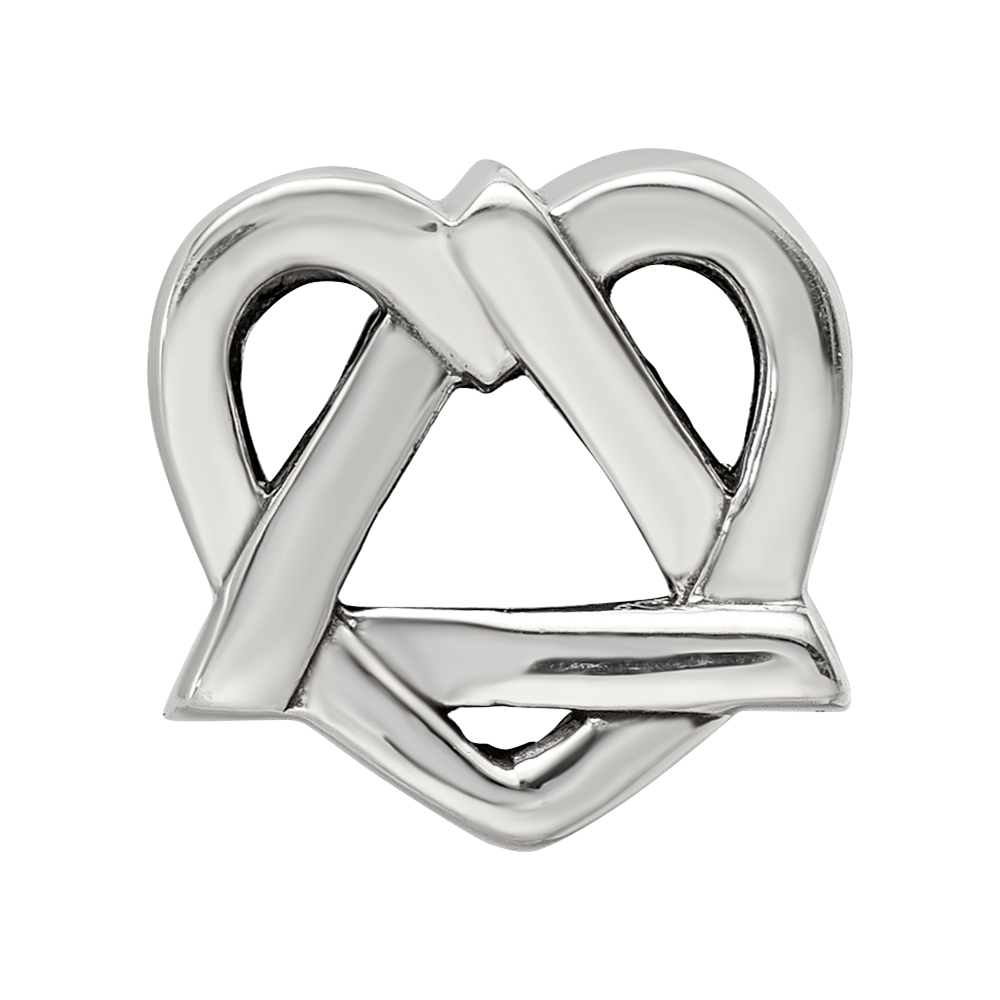 Sterling Silver Adoption Symbol Bead