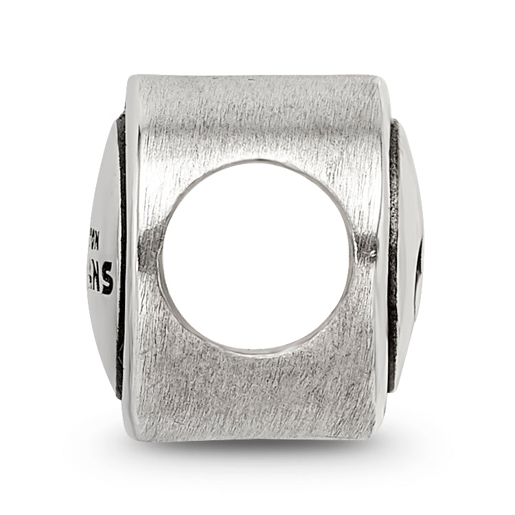 Sterling Silver Antiqued Houston Texans NFL Bead Size: 10MM X 11MM