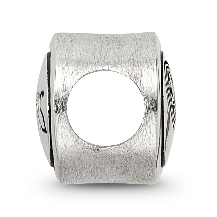 Sterling Silver Antiqued Tennessee Titans NFL Bead Size: 10MM X 11MM