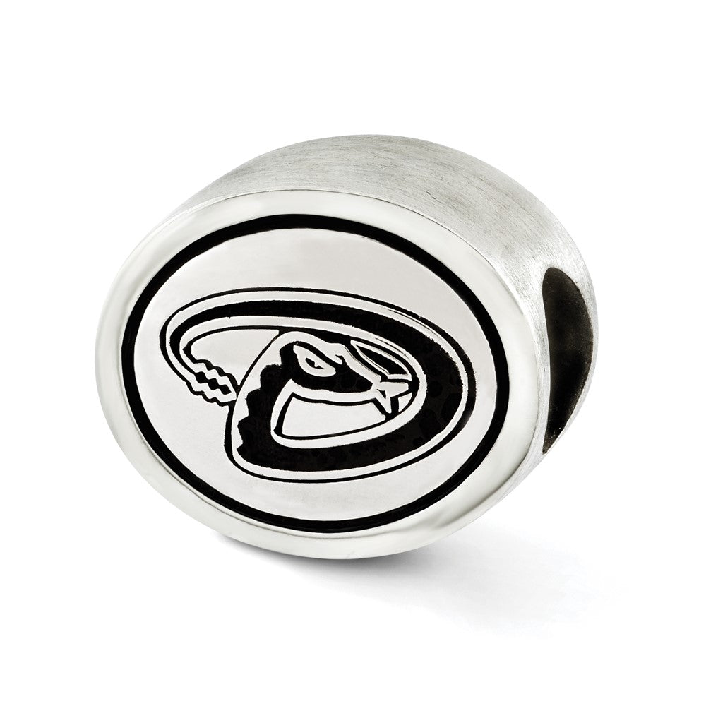 Sterling Silver MLB Siskiyou Buckle Antiqued Arizona Diamondbacks Bead