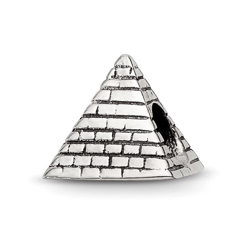 Sterling Silver Reflections Pyramid Bead