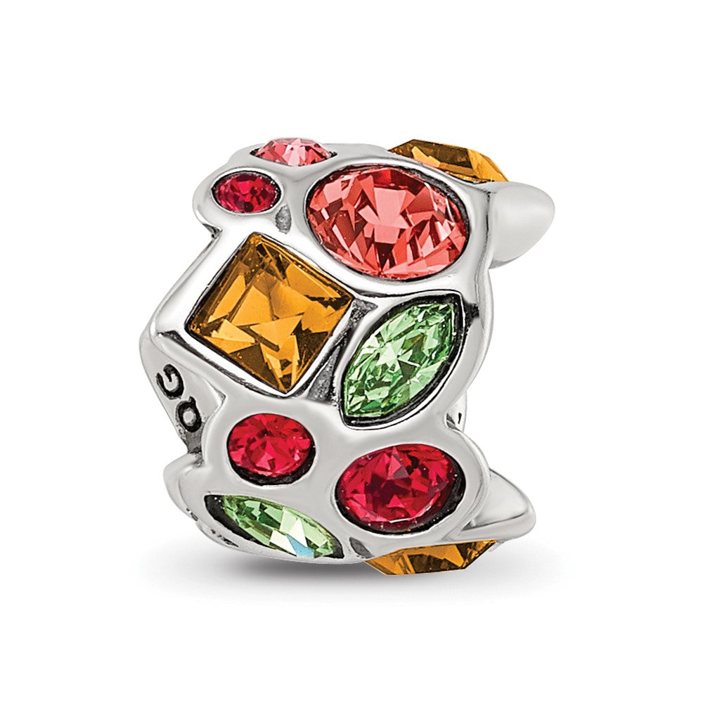 Sterling Silver Reflections Crystal Bead