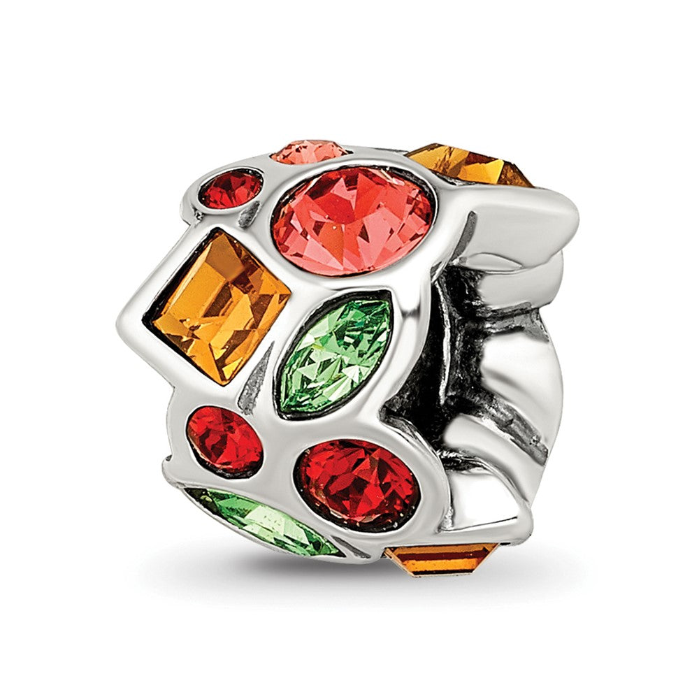 Sterling Silver Reflections Crystal Bead