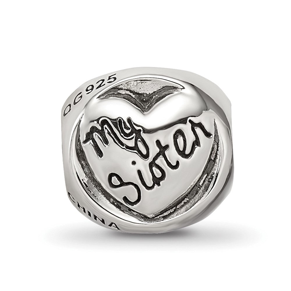 Sterling Silver Reflections My Sister My Friend Trilogy Bead