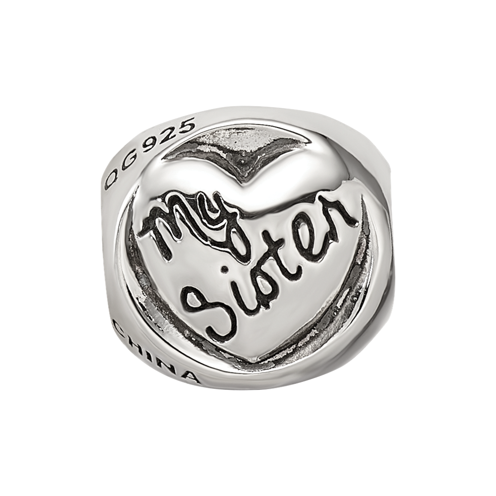 Sterling Silver Reflections My Sister My Friend Trilogy Bead