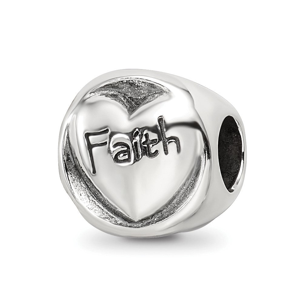 Sterling Silver Reflections Faith Hope Love Trilogy Bead