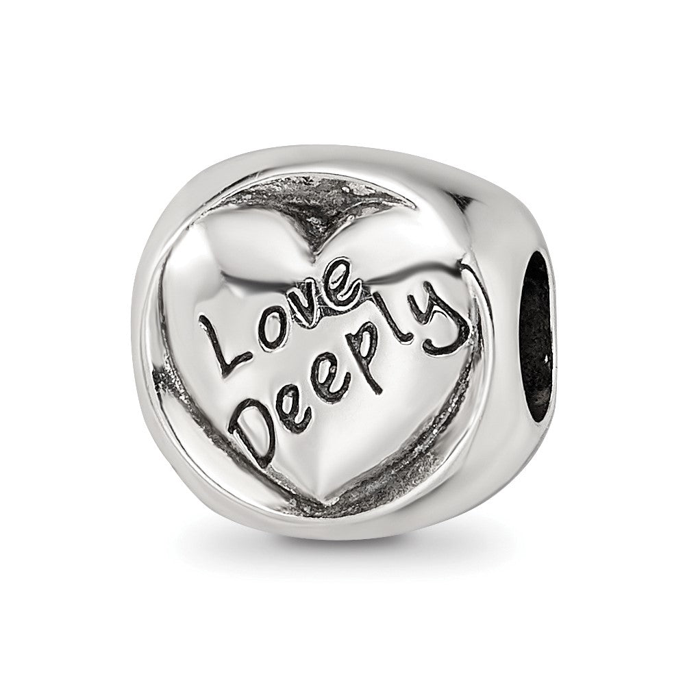 Sterling Silver Reflections Live Simply Trilogy Bead