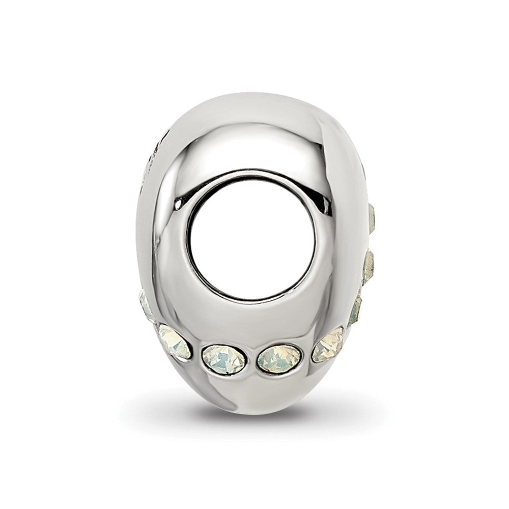 Sterling Silver Reflections Crystals Mother Heart Bead