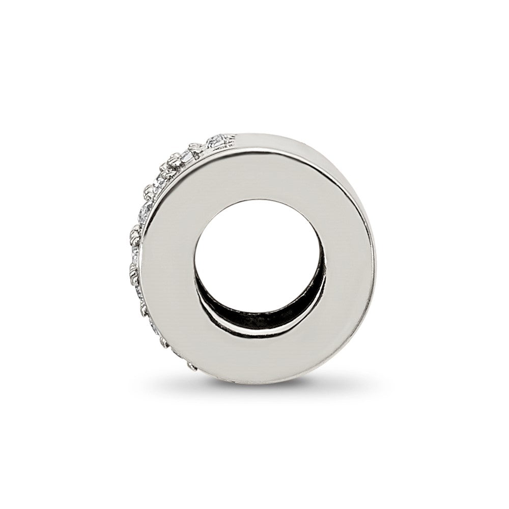 Sterling Silver Reflections Crystals Faith Cross Bead