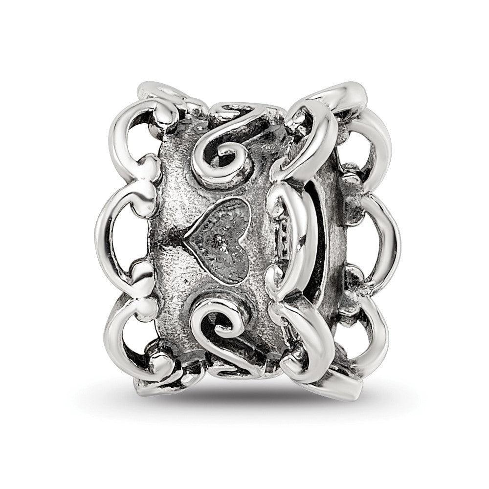 Sterling Silver Reflections Crystal Bridal Garter Bead