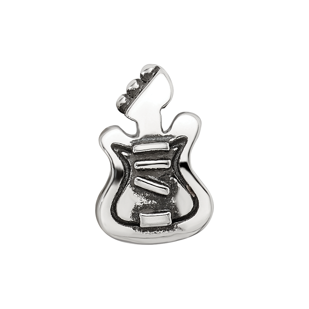Sterling Silver Reflections Guitar Bead
