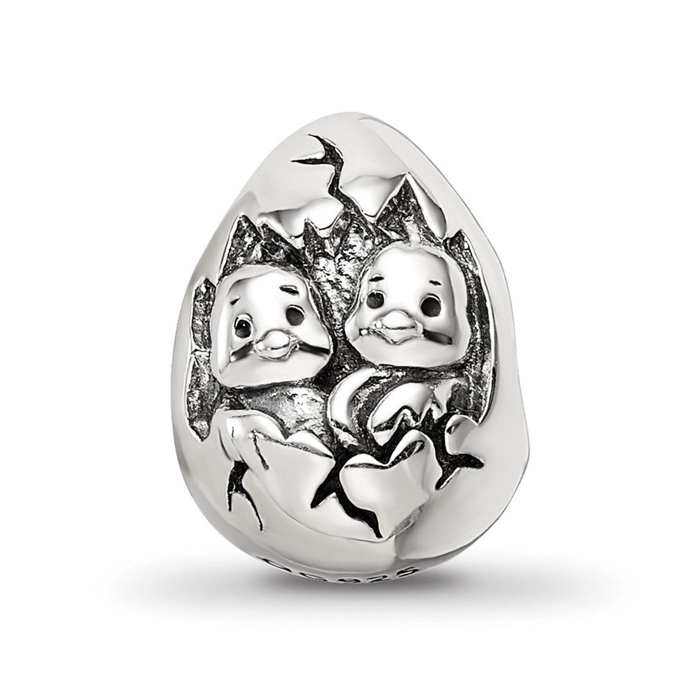 Sterling Silver Reflections Easter Chicks Bead
