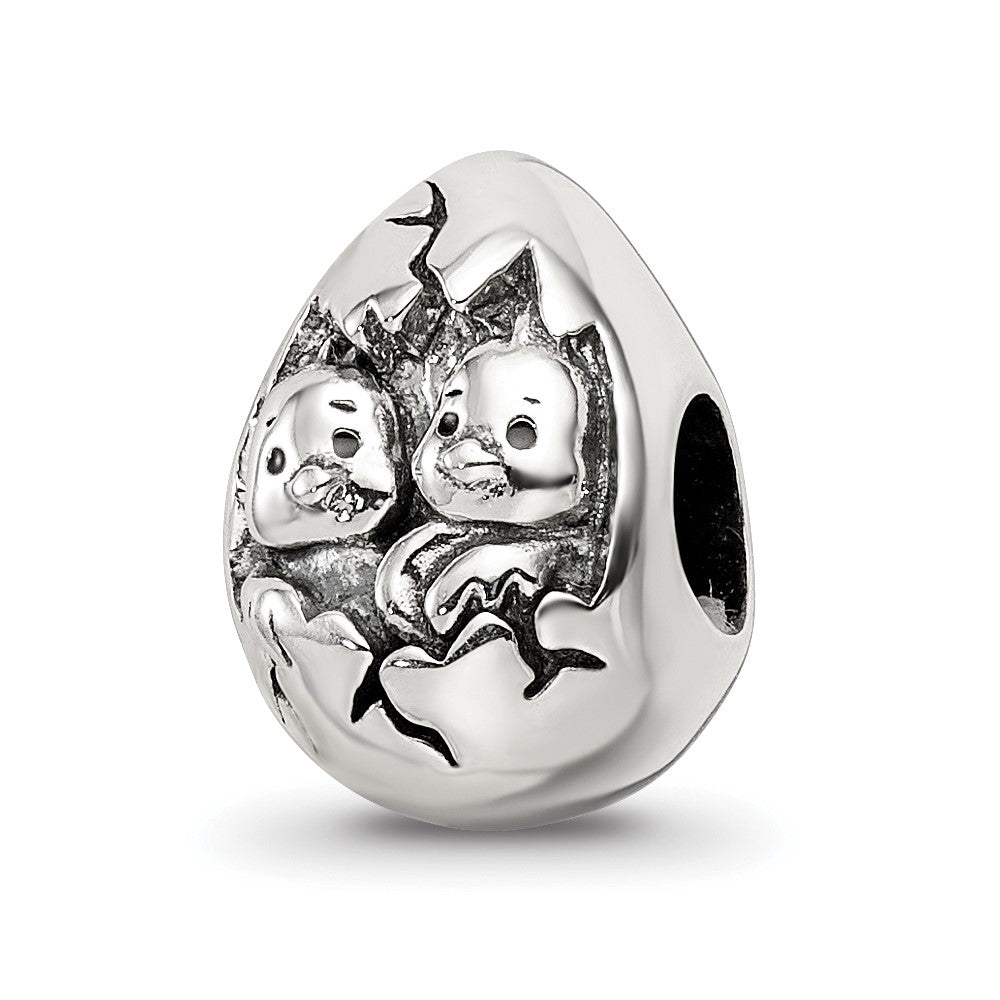 Sterling Silver Reflections Easter Chicks Bead