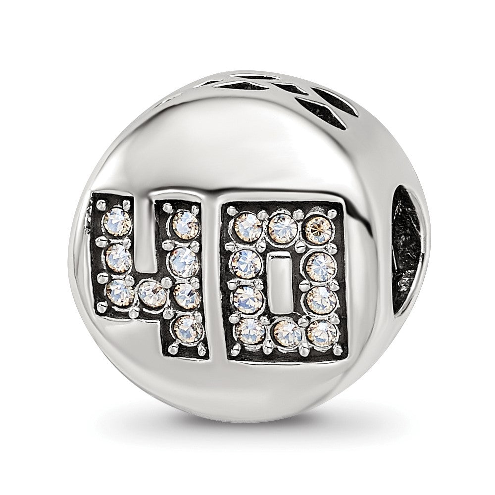 Sterling Silver Reflections Crystals Fabulous 40 Bead