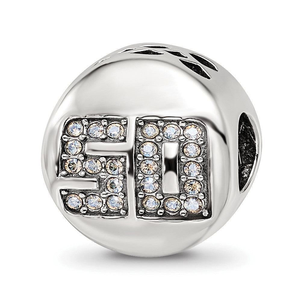 Sterling Silver Reflections Crystals Fantastic 50 Bead