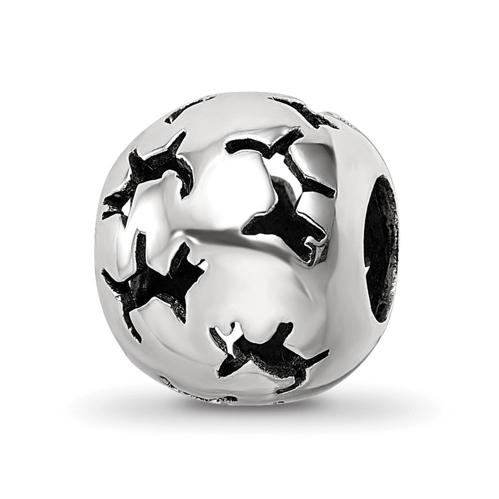 Sterling Silver Reflections Cutout Dog Bead