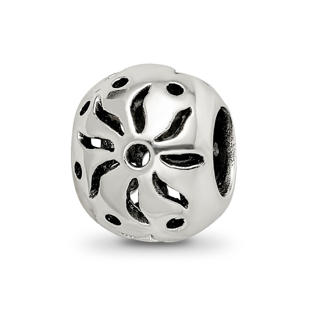 Sterling Silver Reflections Sun Moon Stars Bead