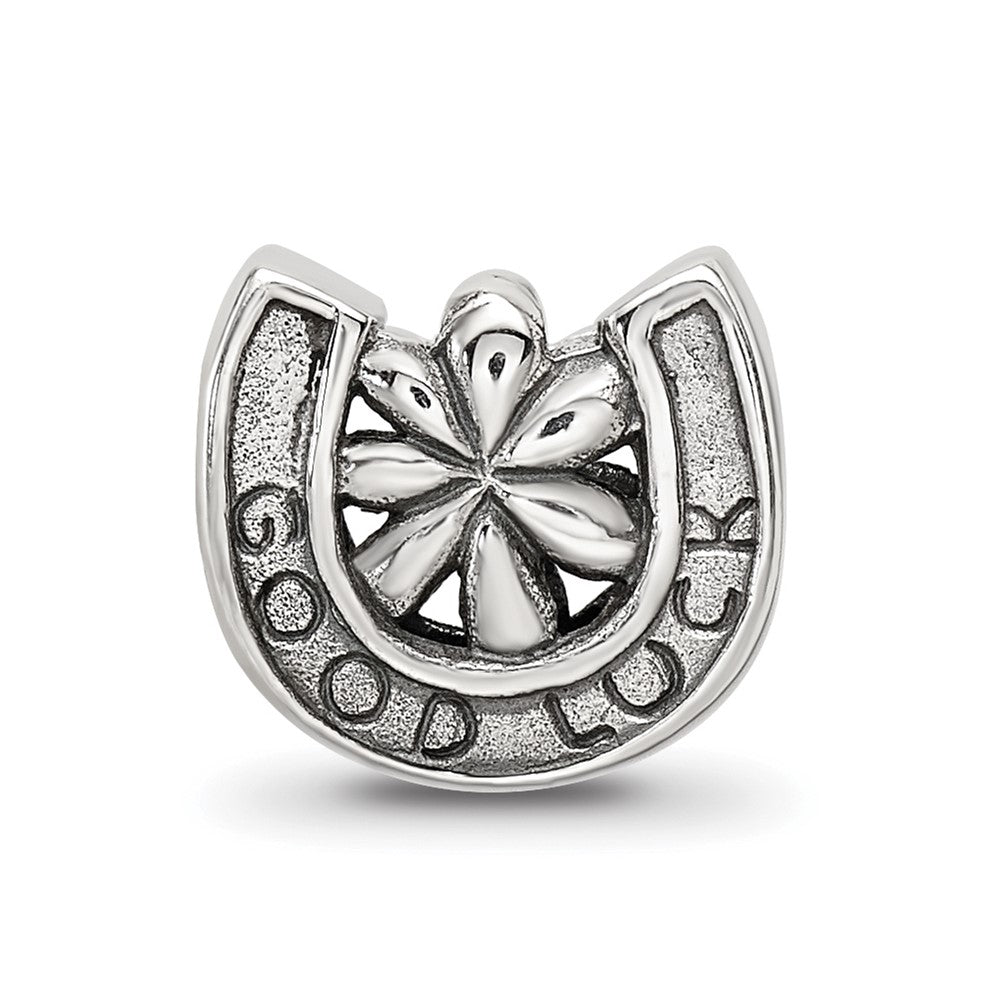 Sterling Silver Reflections Horseshoe Good Luck Bead