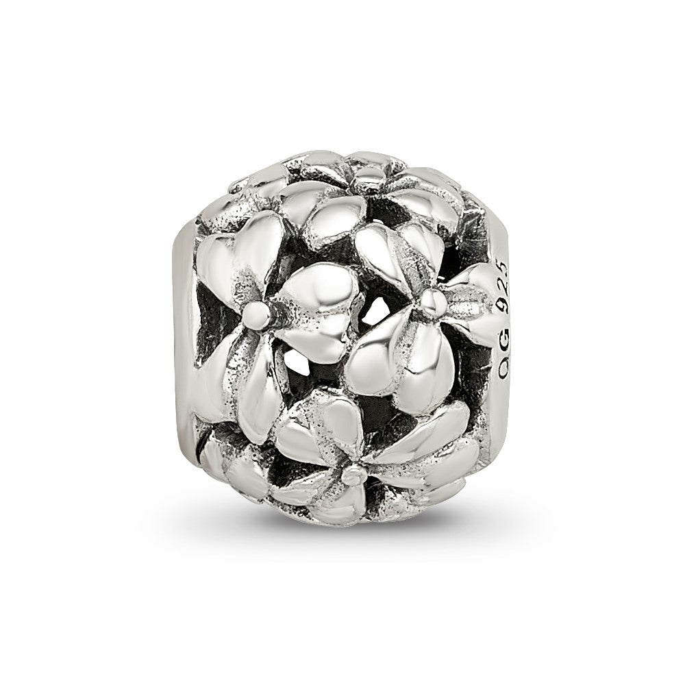 Sterling Silver Reflections Filigree Flower Bead