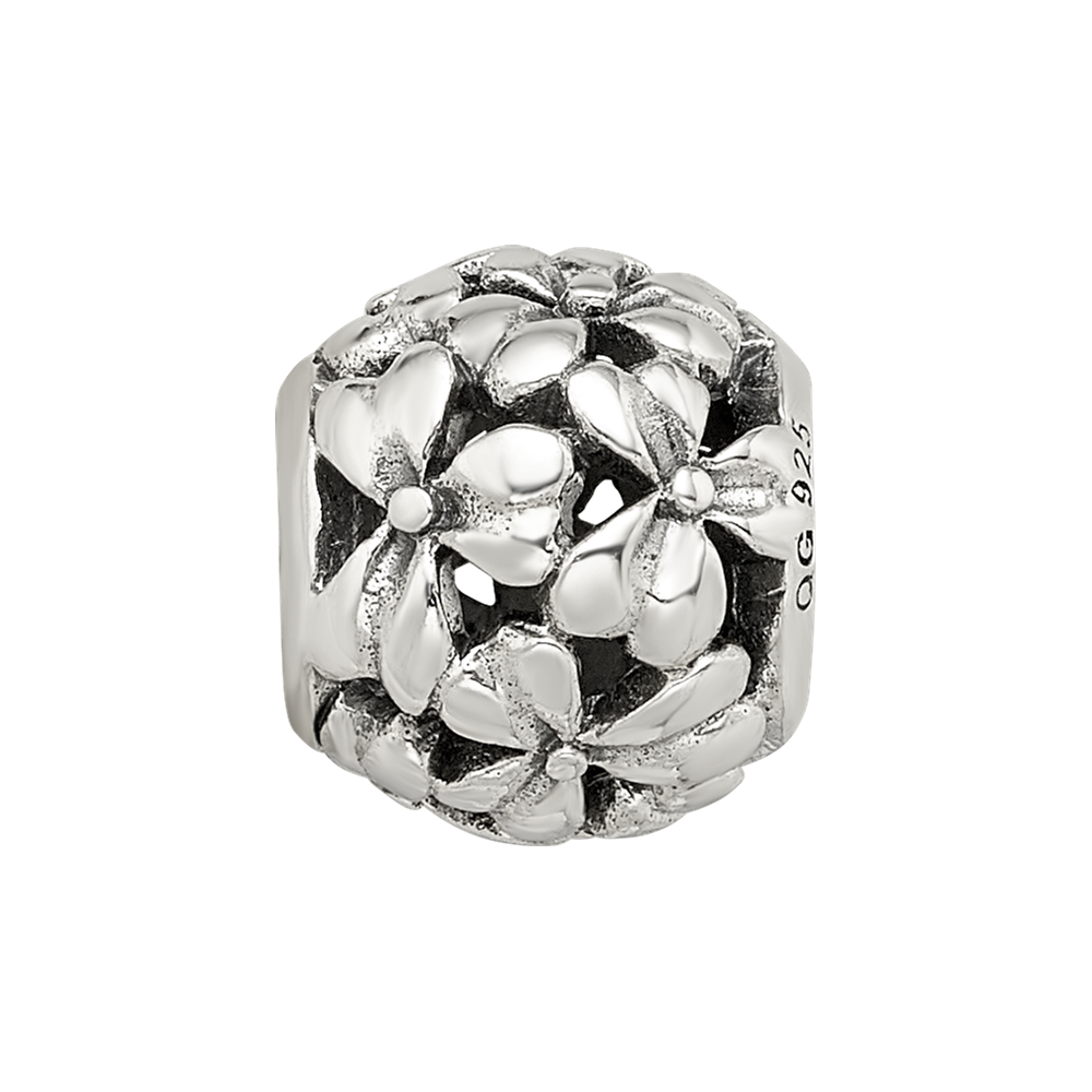 Sterling Silver Reflections Filigree Flower Bead