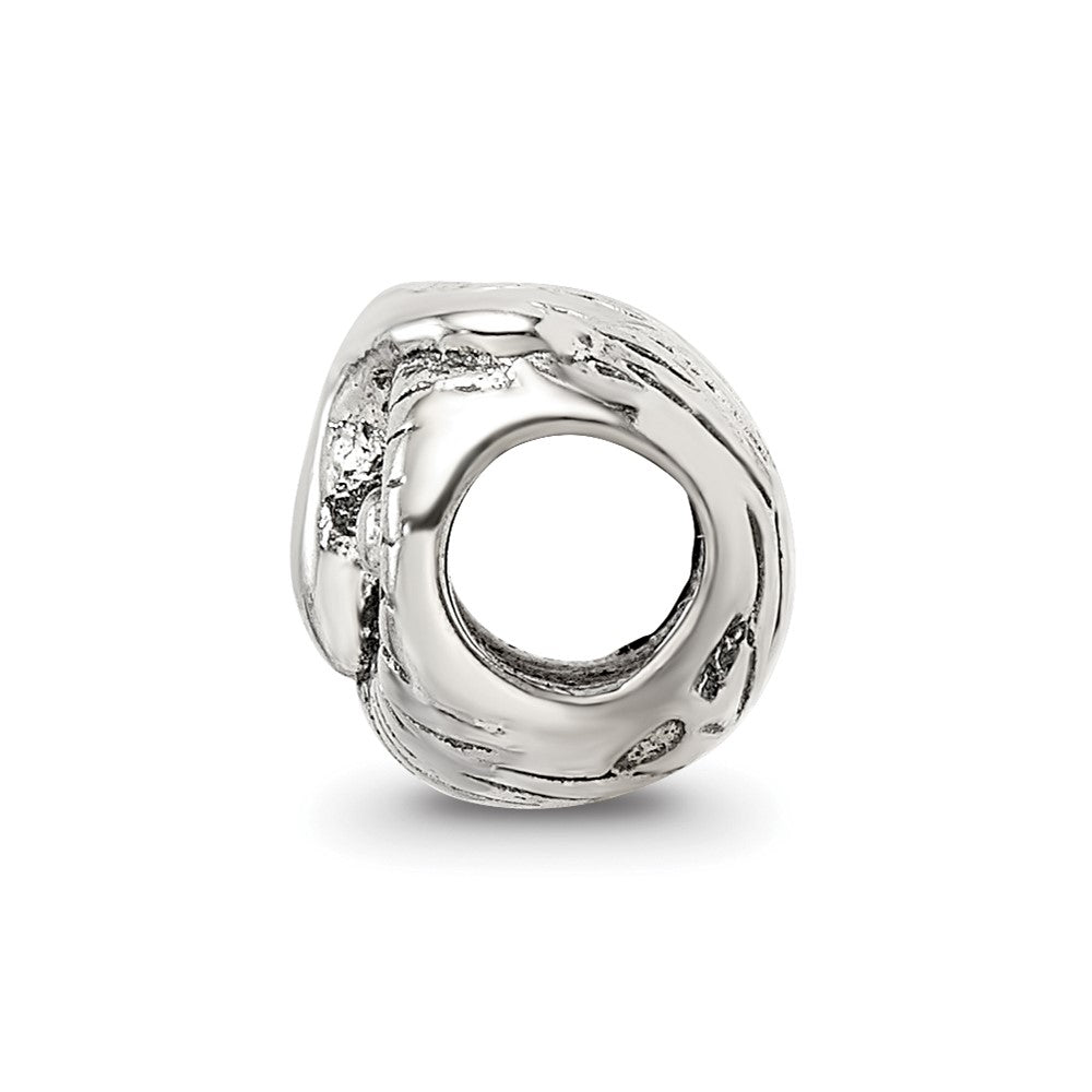 Sterling Silver Reflections Owl Head Bead